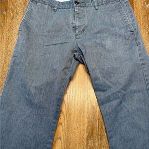 Gray Modern Khaki Dress Pants